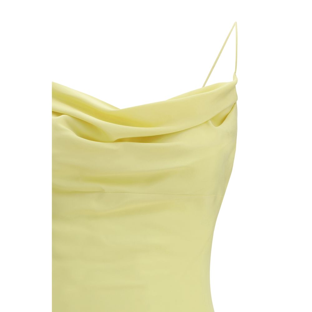 Zweifarbige Seiden-Freizeitkleid