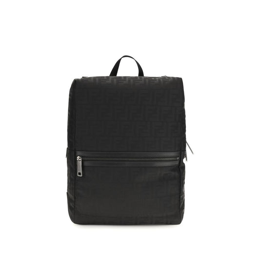 Schwarzer Nylon-Rucksack